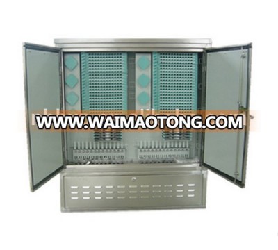 Manufacturer 144 288 576 Core FTTH Outdoor Telecom Cabinet, Optical Distribution Cabinet Fiber Optic Cable Cross Connect Cabinet