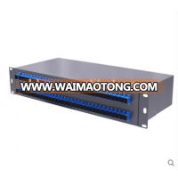 Factory price FTTH GPON 2U Rack Mount 1X64 fiber optic PLC splitter