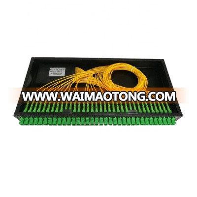 Fiber Optic PLC Splitter 1x8/1x16/1x32/1x64 SC LC upc apc Connectors simplex dumplex adaptor Rack mount fiber optic splitter