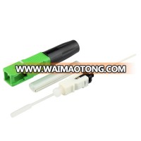 Supplier SC/APC SM fusion splice on quick fast connector,optic fiber fast connector