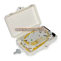 DW-1204 4 Core Fiber Optic Distribution Box For Outdoor FTTH Drop Cable Optical Termination Box